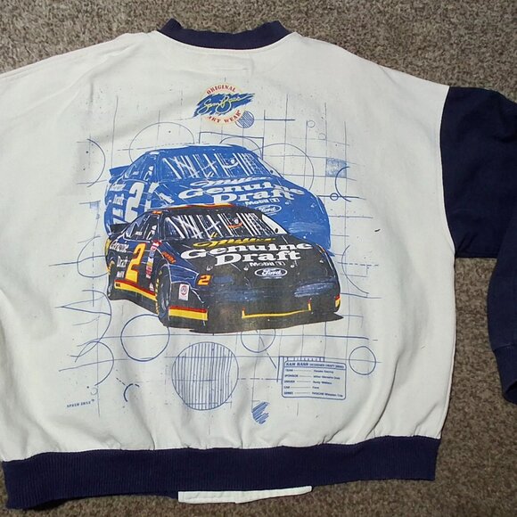 RARE!! Rusty Wallace #2  NASCAR jacket - Picture 2 of 6